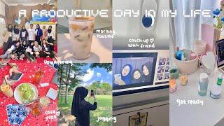 A DAY IN MY LIFE⋆˚𝜗𝜚˚voluntering day,productive,jogging,catch up with friends,get ready with me