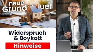 Neue Grundsteuer 2025: Lösung zum Boykott, Einspruch / Widerspruch wegen der Verfassungswidrigkeit