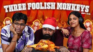 3 Foolish Monkeys | Deaf, Blind, Mute Challenge | Ep. 03 | Cookd