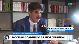 Bacchiani condenado a 9 años de prisión