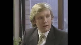 A young Donald Trump on the political elite