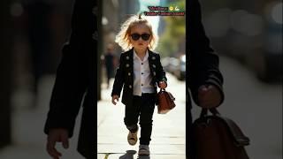 Chic Toddler Takes the City: Mini Professional Style #littlestarscatwalk #cutenessoverload #fashion