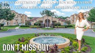 Beautiful Condo For Sale near Disney!! with elevator access and one car Garage