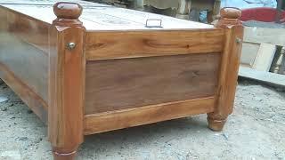 Box divan Cot Accesiya wood