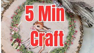 5 min Craft Project Your gonna want make this #printables #christmasdecor #christmasinjuly