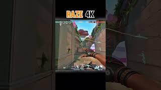 Raze 4k  #valorant #valorantclips #valorantkills #fps #gaming #skins