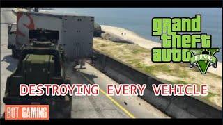 GTA 5 FUNNY MOMENTS || DESTROYING EVERY VEHICLE IN THE WAY || GTA 5 ONLINE