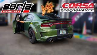 SCAT PACK Exhaust Showdown Borla VS Corsa | **Must Hear**