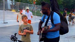 This Shy Kid Is About to Sing for the First Time