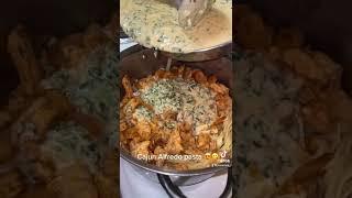 Cajun Alfredo pasta part 4 ‍ #youtubeshorts #trending #youtubefood #alfredo