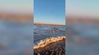 Талые воды подтопили несколько участков дорог в ВКО