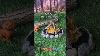 DIY Easy Hot Glue Rocks for a Campfire  Full Video on YouTube at MyFroggyStuff