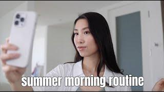 my current morning routine | wellness, skincare & makeup | Chris Han