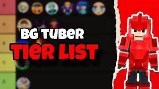 Ranking BGTubers in Bedwars [ Ultimate Tier list] |Blockman go| Bedwars