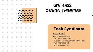 Tech Syndicate - versatile bag hook prototype (Design Thinking Presentation)