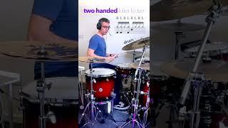Two Handed Killer Kicker Drum Groove Lesson #drumgroove #drummer #drumming #drums #drumlesson