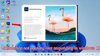 How to fix Photoshop not opening/not responding in windows 11