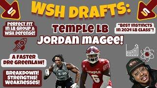 After Film: Why WSH Drafted LB Jordan Magee 139th Overall! Faster, Quicker Dre Greenlaw! Team Fit!