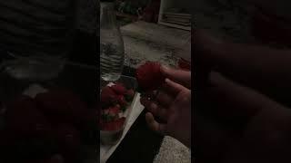 ASMR yummy Strawberry eating no talking. :0