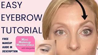 How to Fill In Your Eyebrows with Eyeshadow | Natural Looking Eyebrows #eyebrowtutorial #marykay