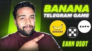 Banana Telegram Bot - Play & Get FREE USDT | How to Withdraw USDT from Banana Telegram Game