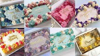 Latest Sheet Cake Decorating ideas/Anniversary Cake/Cake Design photos/Birthday Cake Decoration#cake