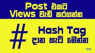 How to Use Hashtags?? - Sinhala