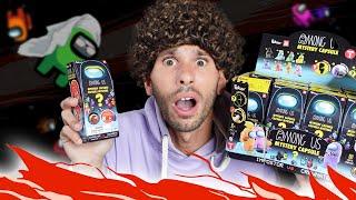 Billys Toy Review - Opening Among Us Mystery Capsules with Michael