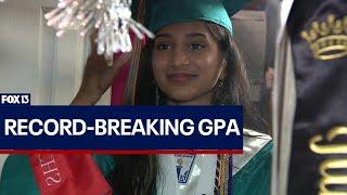 Highest GPA on record at Plant City HS goes 2023 graduate