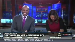 Compilation Of News Anchors Saying "Deez Nuts" For Presidential Candidate 2016