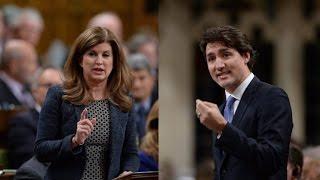 Rona Ambrose and Justin Trudeau trade jabs on economy, deficits