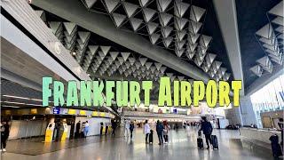 [4K] Frankfurt Airport Terminal 1 Departures | Germany | Walking Tour with Captions |