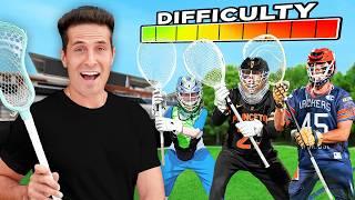 I Shot on EVERY Level Goalie in Lacrosse