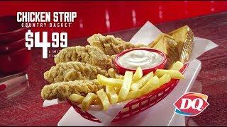 Texas Dairy Queen - $4.99 Chicken Strip Country Basket - English