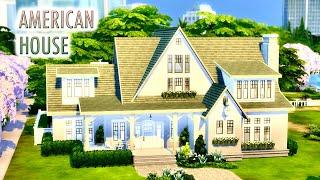 American style Dream House / The Sims 4 / Speed Build / Американский дом / Симс 4