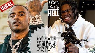 Deion Sanders Jr RESPONDS To Travis Hunter VIRAL Winning MAJOR Awards Wit Coach Prime HERE