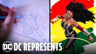 Nubia Drawn By Comic Book Artist Alitha Martinez | DC Represents