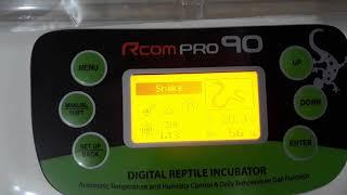 Rcom REPTILE EGGS Incubator Pro 90 (PX-R90) By Pets Nation Ph: 09559777053