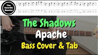 The Shadows - Apache - Bass cover with tabs