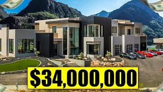 $34,000,000 Outstanding Mountaintop Contemporary Style Mansion In Utah