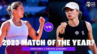 FULL MATCH | Iga Swiatek vs. Aryna Sabalenka | 2023 Madrid Final