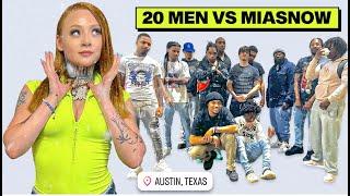 20 MEN VS 1 RAPPER: MIASNOW