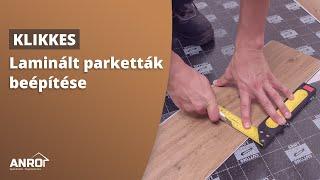 Laminált parketták beépítése: Click rendszerű SPC vinyl parketta lerakási útmutató