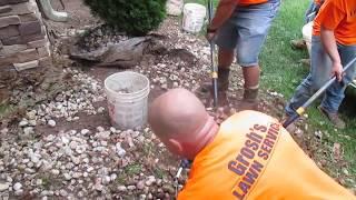 Landscape Renovation Stone Removal Landscape Fabric