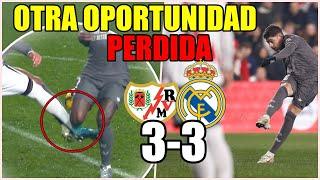 ¡ESCÁNDALO ARBITRAL! El penalti NO pitado a Vinícius y el mal partido del Real Madrid vs Rayo (3-3)