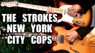 [Live version] New York City Cops - The Strokes ( Guitar Tab Tutorial & Cover )