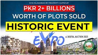  SHOCKING Numbers of Plots Sold at DHA Digital Expo & Auction | DHA Islamabad by Property Gupshup