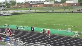 Arianna Mack May 16, 2016 Hancock County Meet 2nd Place 100M 12.9