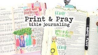 Print & Pray Shop Bible Journaling | O Come All Ye Faithful