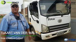 Tjaart takes us through his FAW truck and why customer service keeps him coming back to ETTC